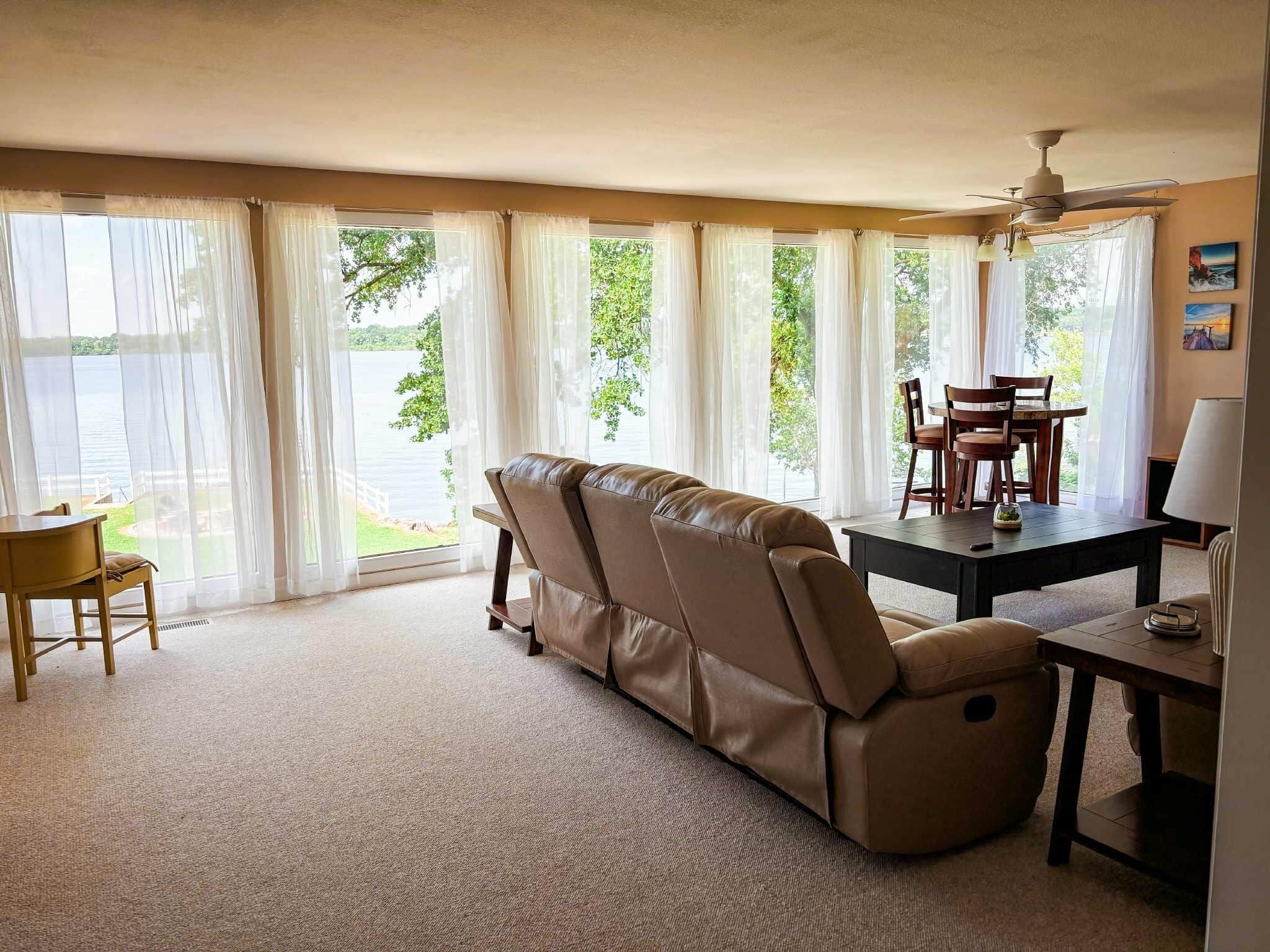 TV, DVD player, foosball, table tennis