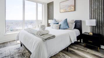 1 bedroom, iron/ironing board, internet, bed sheets