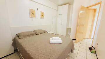 1 makuuhuone, vuodevaatteet