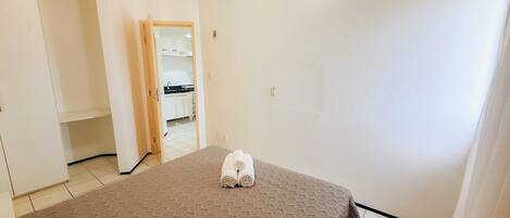 1 soveværelse, sengetøj