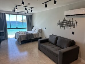 Apartamento, para não fumantes, vista para o mar | Área de estar