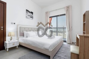 2 bedrooms, iron/ironing board, WiFi, bed sheets - Charming Stay 2 bedrooms in JVC (Dubai)