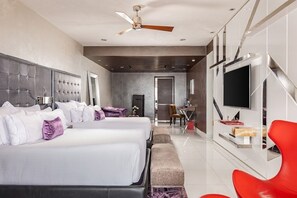 1 habitación, tabla de planchar con plancha, wifi y ropa de cama