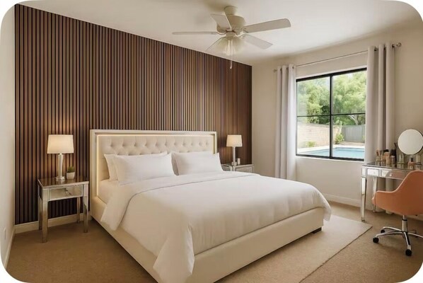 2 bedrooms, iron/ironing board, free WiFi, bed sheets