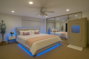 2 bedrooms, iron/ironing board, free WiFi, bed sheets