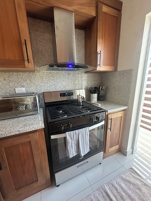 Microwave, oven, stovetop