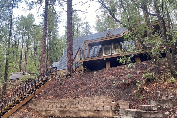 Nestled in the tree tops of Groom Creek