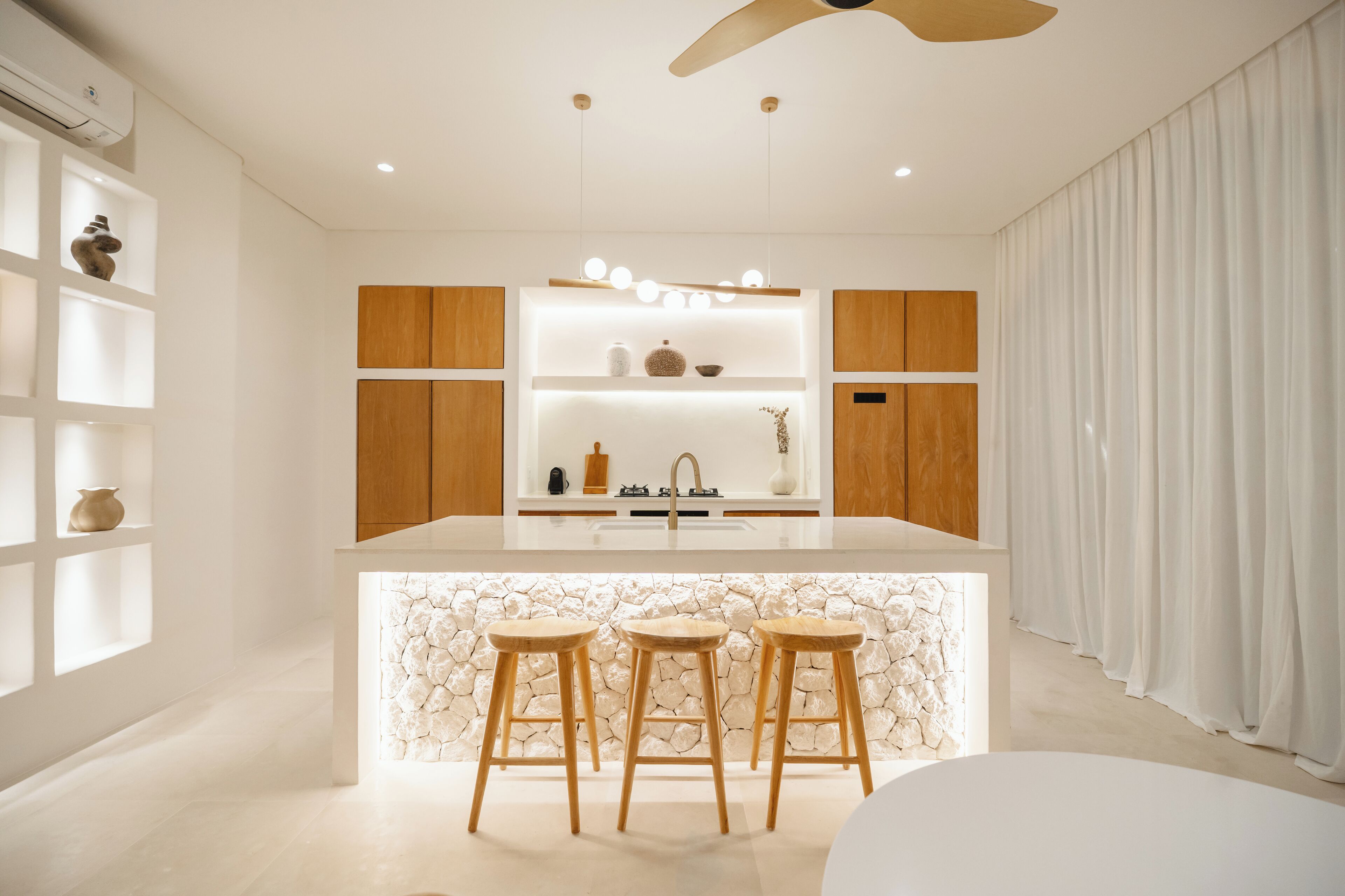 Deluxe Villa, 2 Bedrooms, Private Pool, Pool View | Private kitchen | Fridge, microwave, oven, stovetop