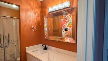 Hair dryer, towels, toilet paper