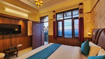 Classic-Doppelzimmer, Balkon, Bergblick