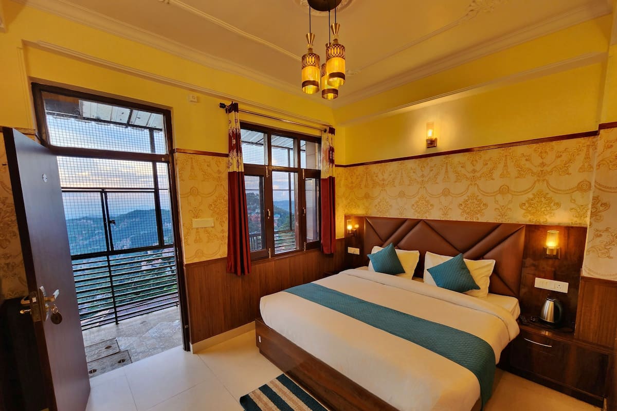 Chambre Double Classique, balcon, vue montagne