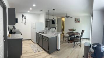 Microwave, oven, stovetop