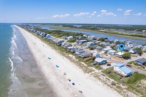 Aurinkotuoleja, rantapyyhkeitä