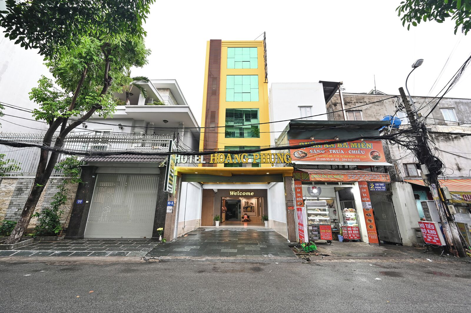 Mặt tiền nơi lưu trú