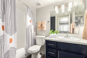 Towels, soap, toilet paper