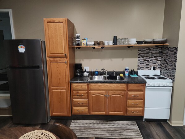 Microwave, oven, stovetop