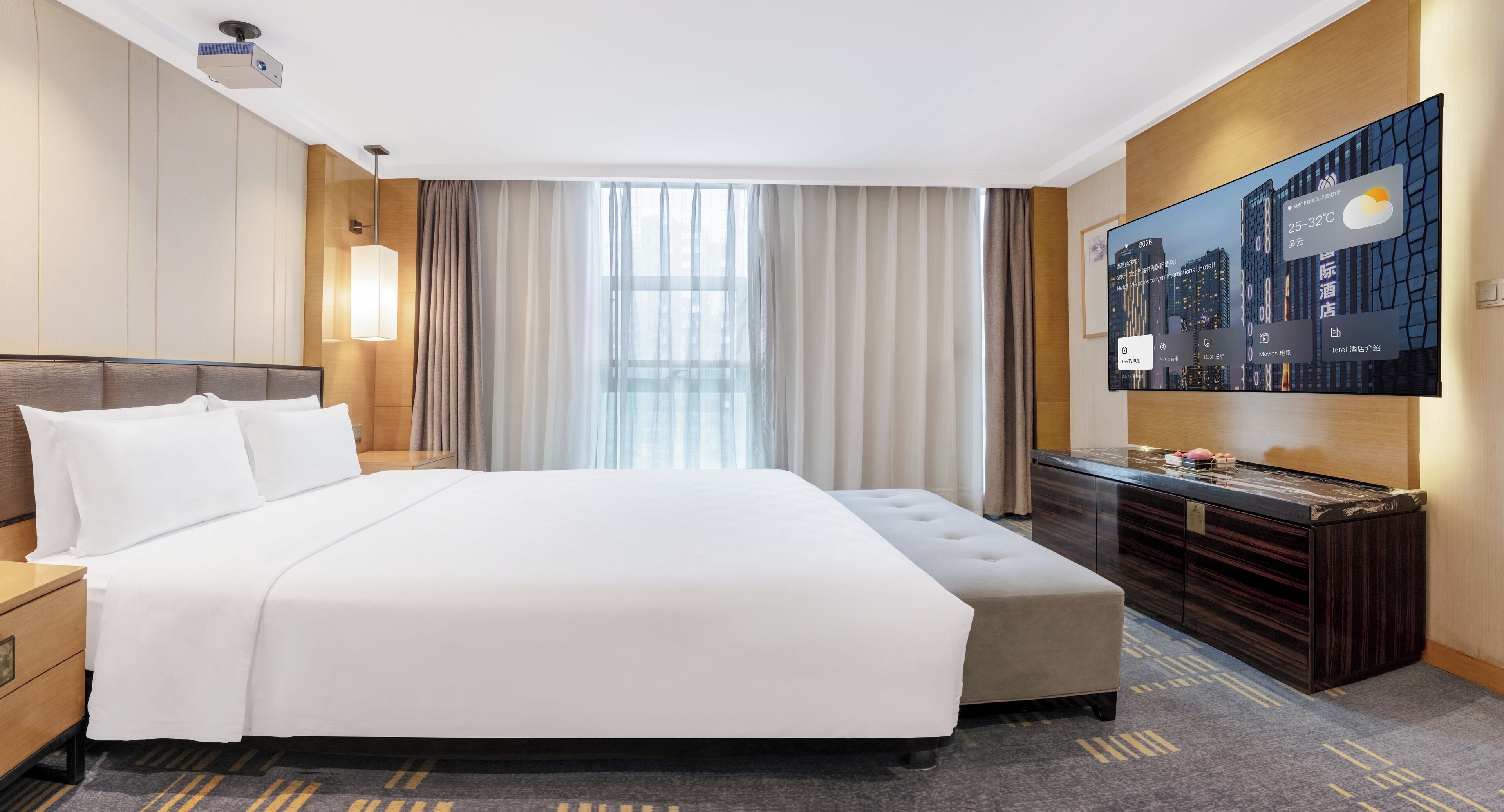 Signature Double Room, 1 Queen Bed, City View | In-room safe, desk, laptop workspace, blackout drapes
