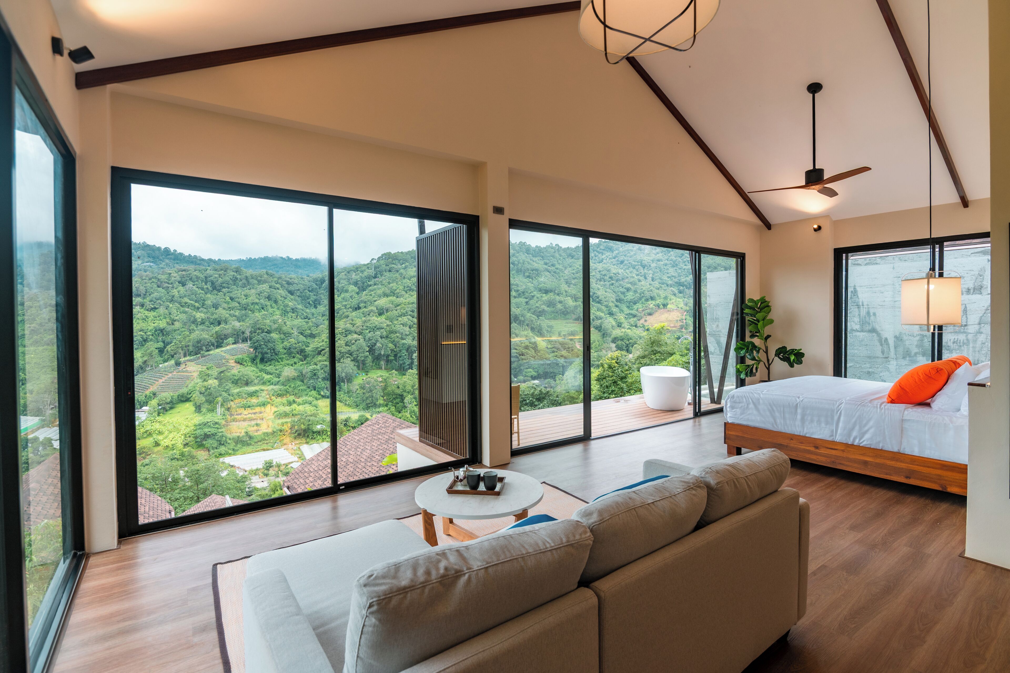 Luxury Villa, Valley View | Minibar, blackout drapes, free WiFi, bed sheets