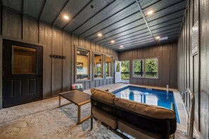 Piscine couverte, piscine chauffée