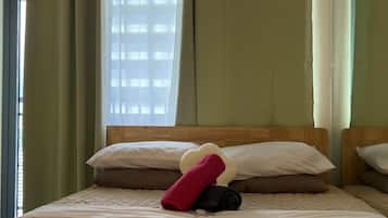 Estudio Prestigio, 1 cama Queen size y sofá cama, balcón, vista a la ciudad | Decoración personalizada, muebles diferentes y wifi gratis