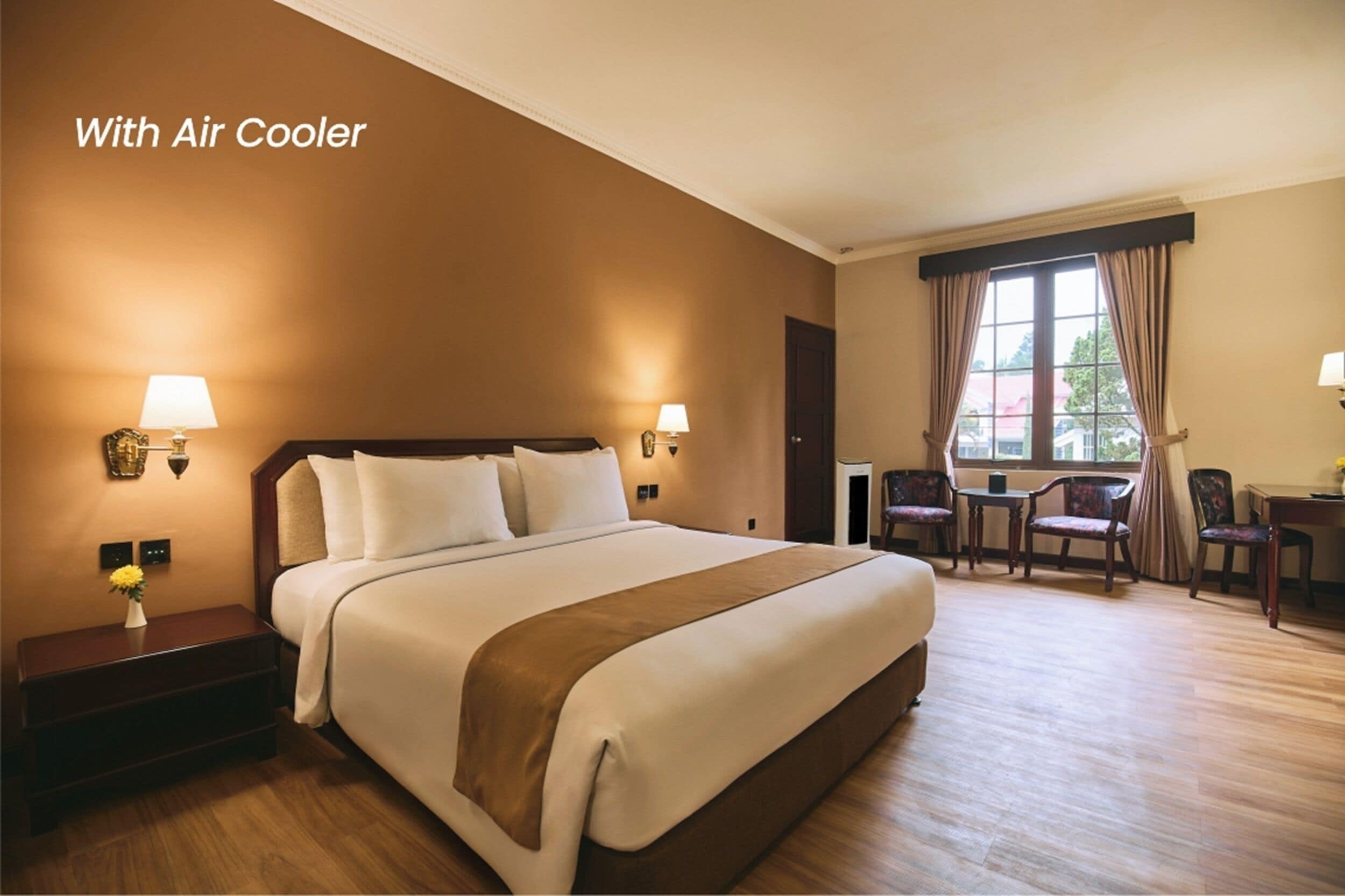 Deluxe Lodge Queen(With Air Cooler) | Ropa de cama