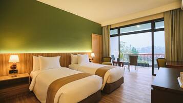 Tvåbäddsrum Deluxe | Sängkläder