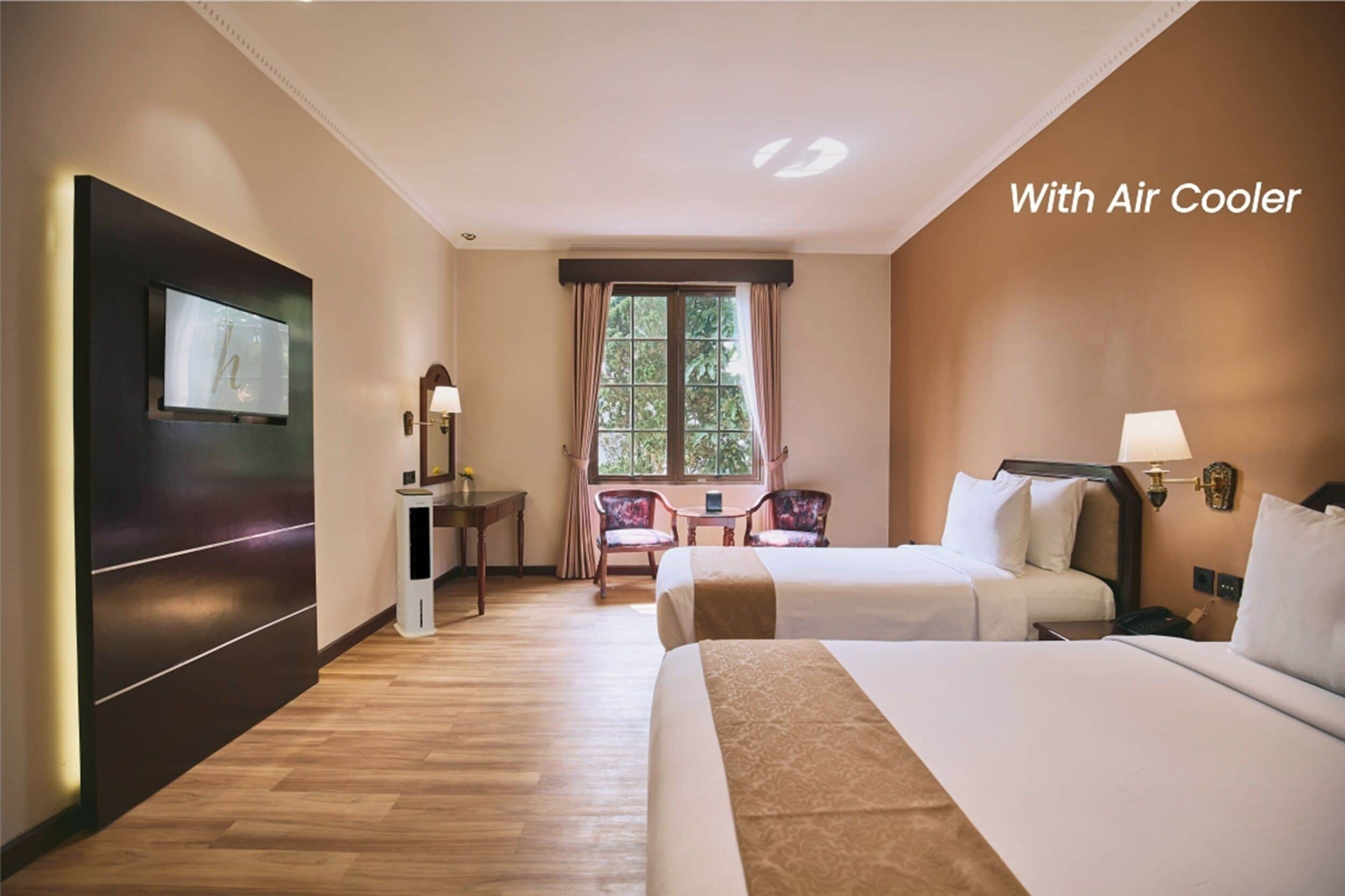 Deluxe Lodge Twin (With Air Cooler) | Ropa de cama