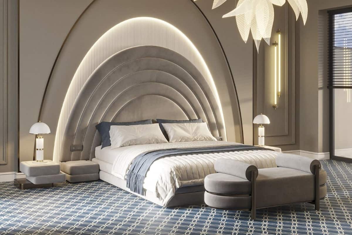 Suite Luxe, balcon, vue ville | Coffres-forts dans les chambres, fer et planche Ă repasser