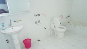 Free toiletries, slippers, towels, soap