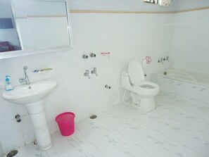 Free toiletries, slippers, towels, soap