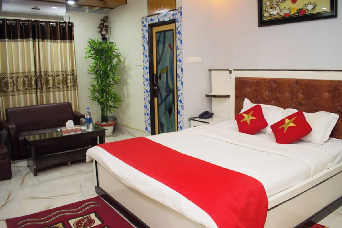 Deluxe-Doppel- oder -Zweibettzimmer, Stadtblick | Kostenloses WLAN