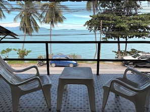 Phòng đôi Tiêu chuẩn, quang cảnh bãi biển | Hiên