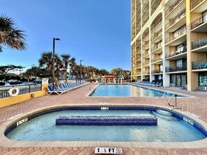 Indoor pool, a heated pool