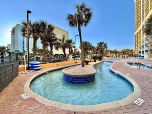 Indoor pool, a heated pool