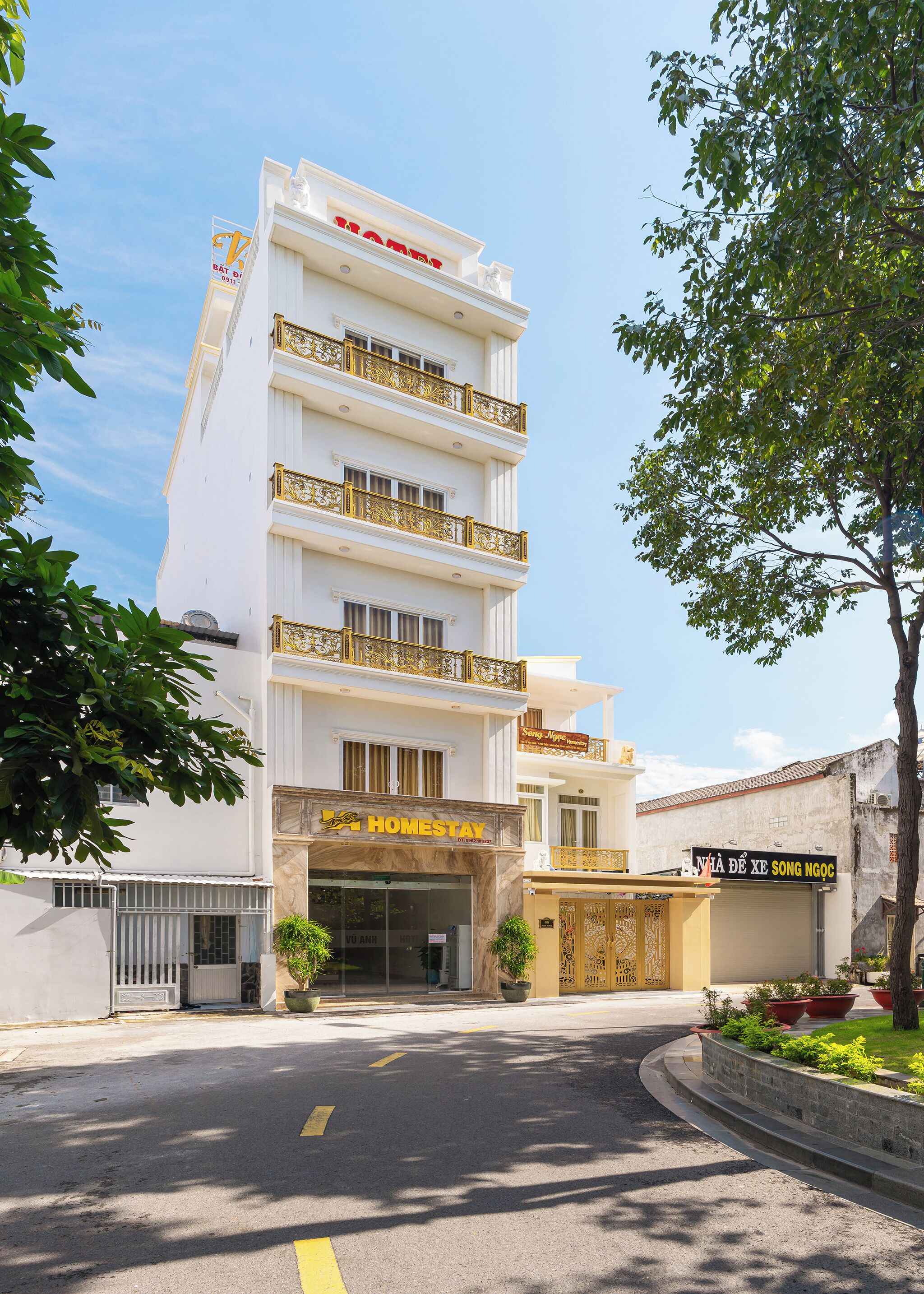 Mặt tiền nơi lưu trú