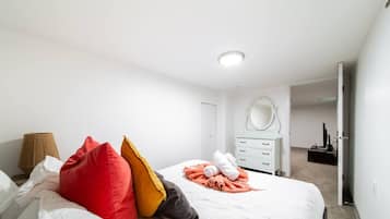 1 bedroom, iron/ironing board, travel crib, free WiFi