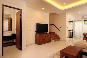 舒適聯排別墅, 庭院 | 起居區