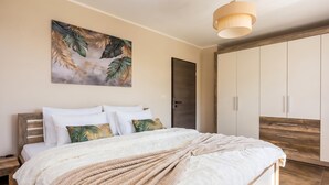 家庭公寓, 2 間臥室, 陽台 (Double D Modern Family Apartment near)
