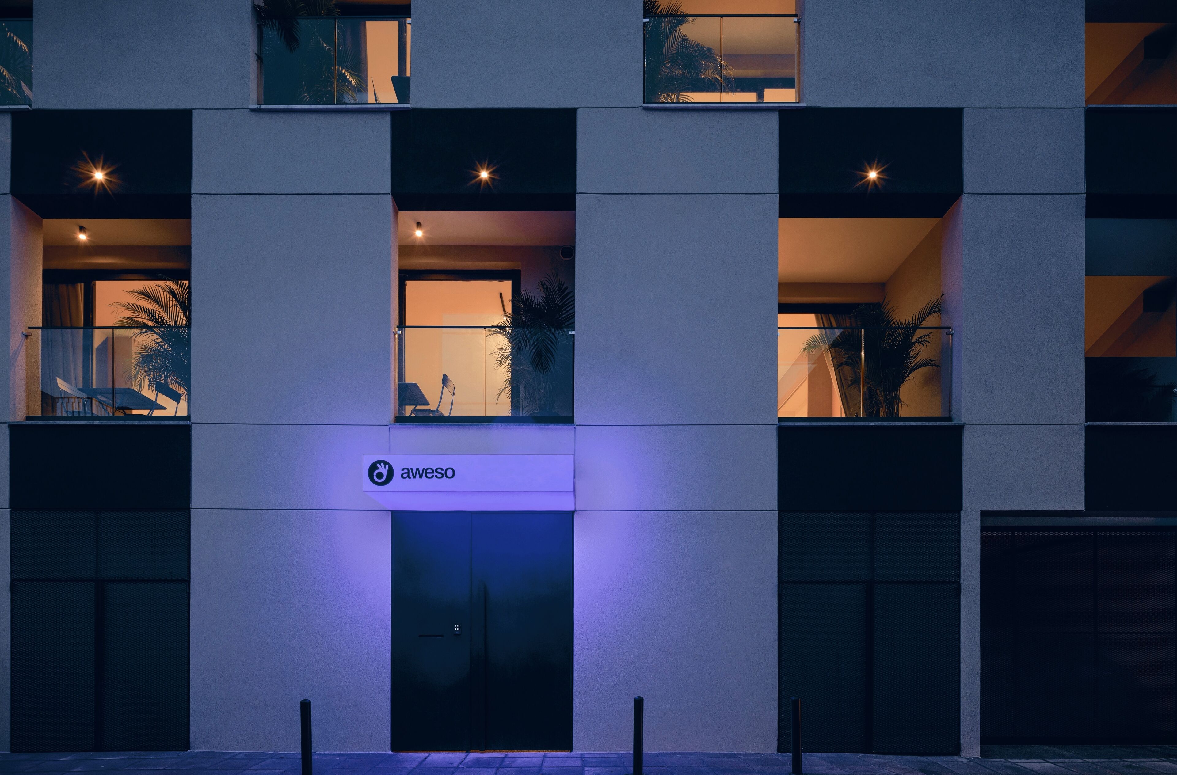 Fachada de la propiedad