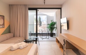 Deluxe Double Room, City View | Premium bedding, in-room safe, desk, laptop workspace