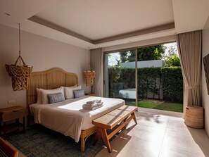 Deluxe Villa, Patio | Iron/ironing board, free WiFi - Exclusive villa in Botanica The Nature (Choeng Thale)