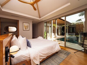 Villa Deluxe - uteplats | Strykjärn/strykbräda, gratis barnsängar, gratis wi-fi och sängkläder