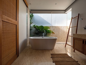 Deluxe Villa, Patio | Bathroom - Exclusive villa in Botanica The Nature (Choeng Thale)