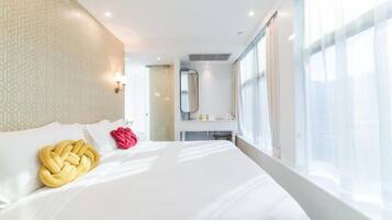 Caja de seguridad en la habitación, cortinas blackout y wifi gratis