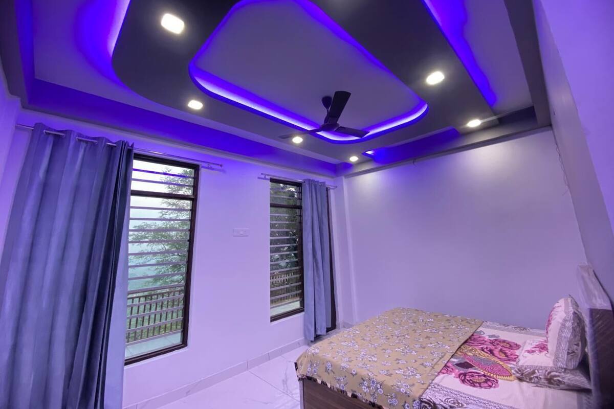 Chambre Double, balcon, vue montagne