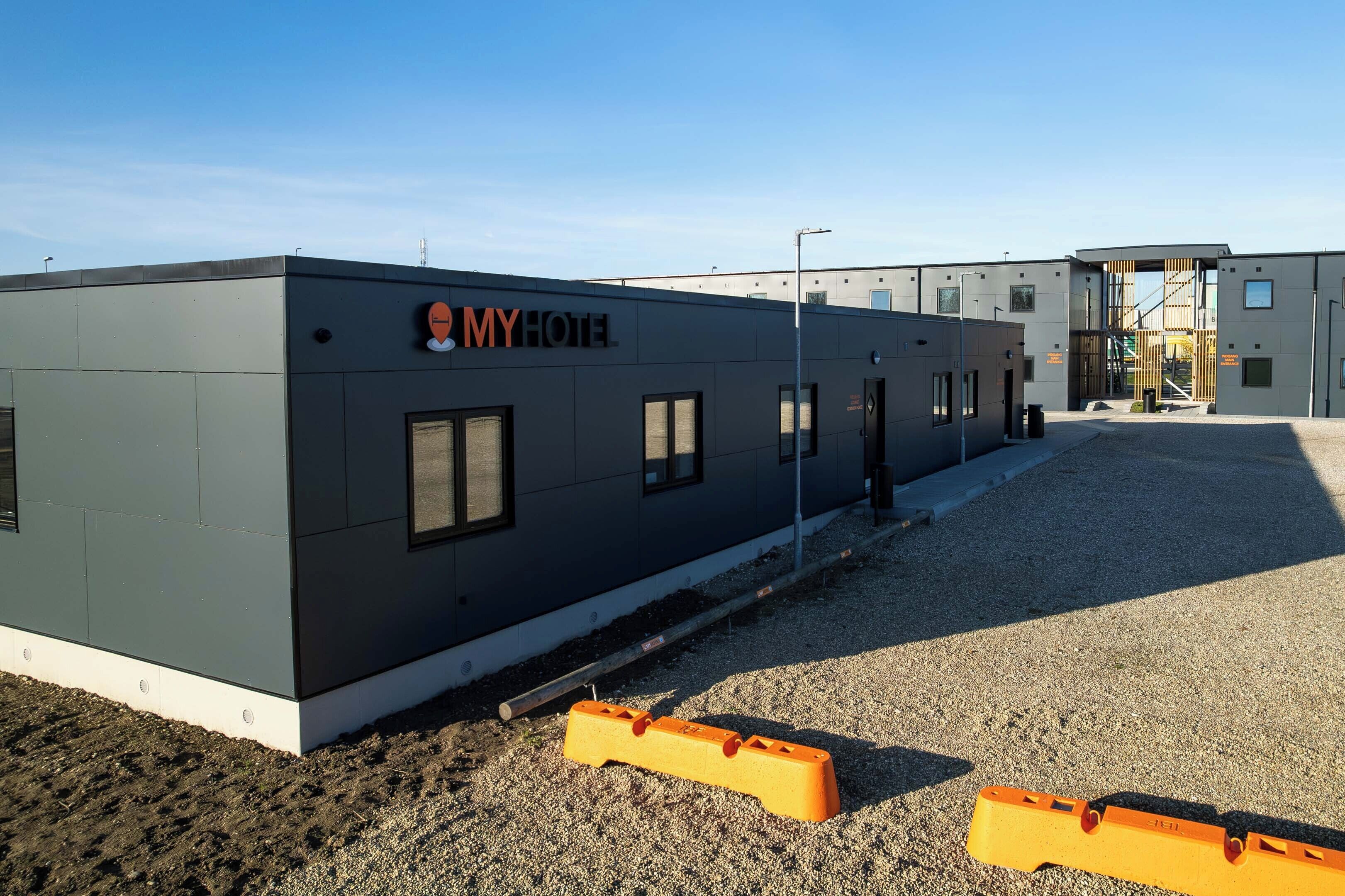 Voorkant van accommodatie