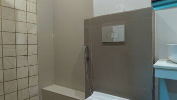 Deluxe Double Room | Bathroom | Shower, free toiletries, hair dryer, towels