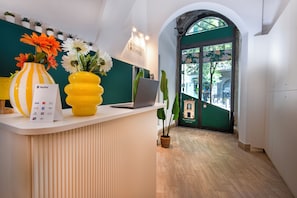 Interior entrance