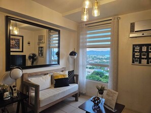 Living room - Cozy 3-bedroom Condo in Urban Deca Homes Ortigas Extension, Pasig (Pasig)