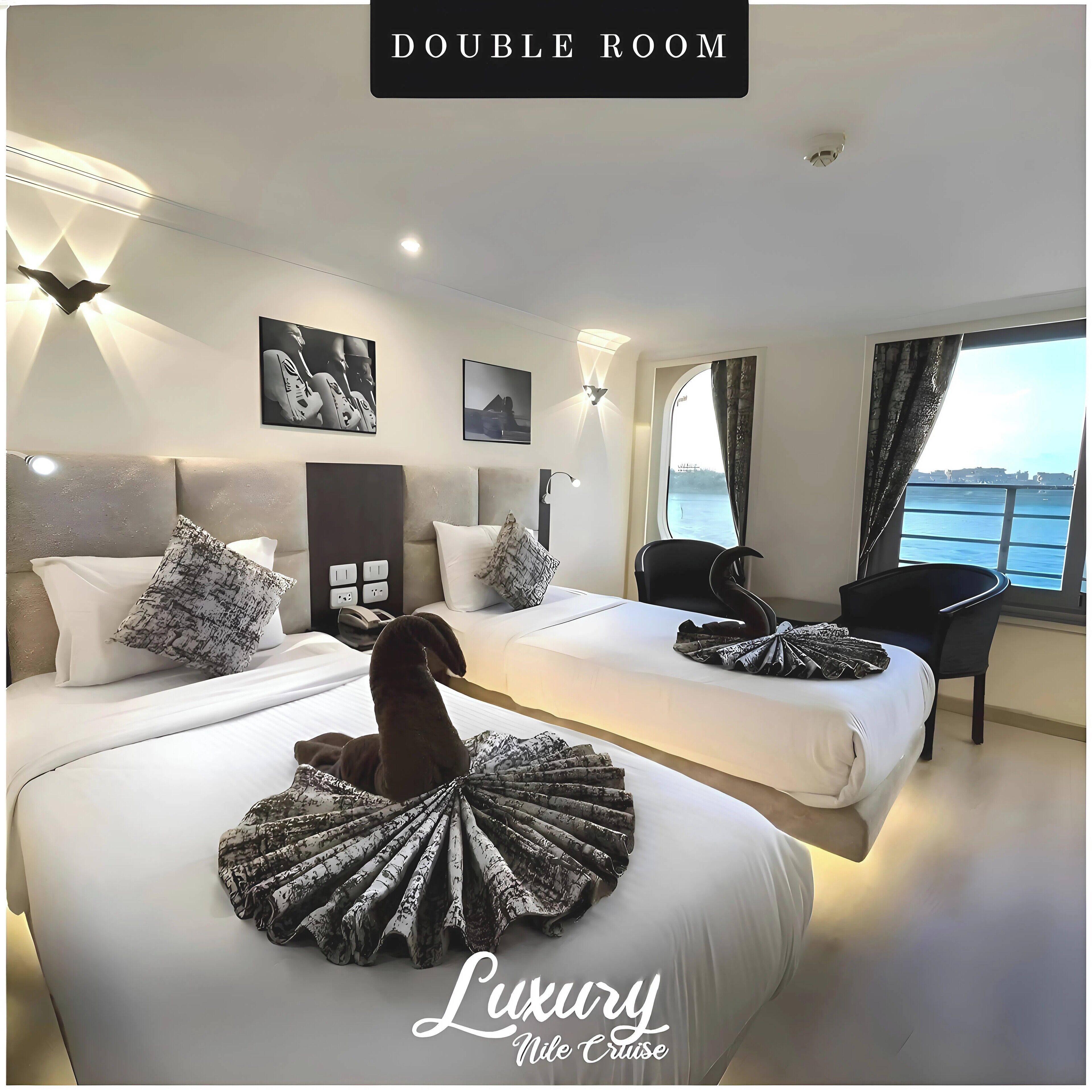 Deluxe Double Room, River View | In-room safe, blackout curtains, soundproofing